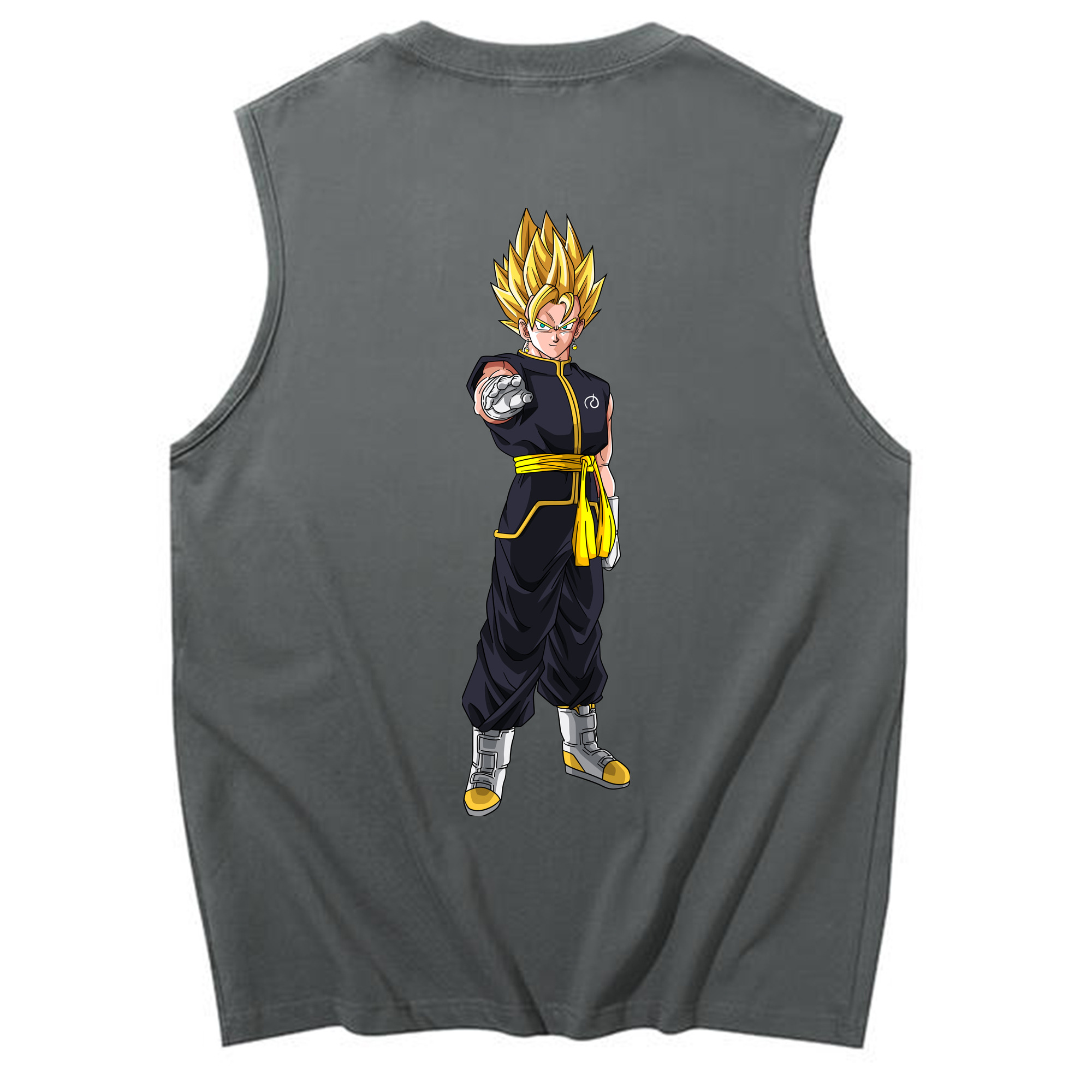 （画像用） ドラゴンボール ベジット DRAGON BALL Vegetto コットン100％タンクトップ（背面プリント）